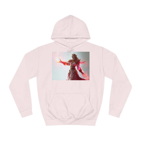 Crimson Elemental Majesty - Unisex College Hoodie - Globera