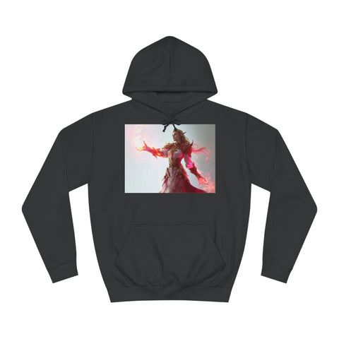 Crimson Elemental Majesty - Unisex College Hoodie - Globera