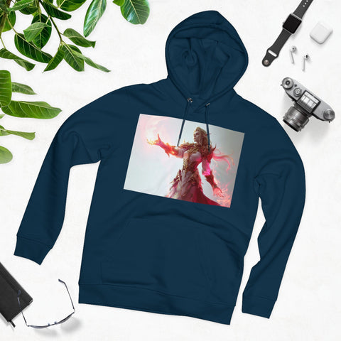Crimson Elemental Majesty - Unisex Cruiser Hoodie - Globera