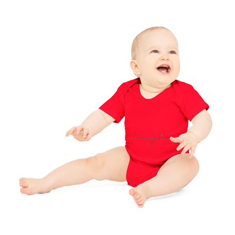 Elegance - Baby Organic Short Sleeve Bodysuit - Globera