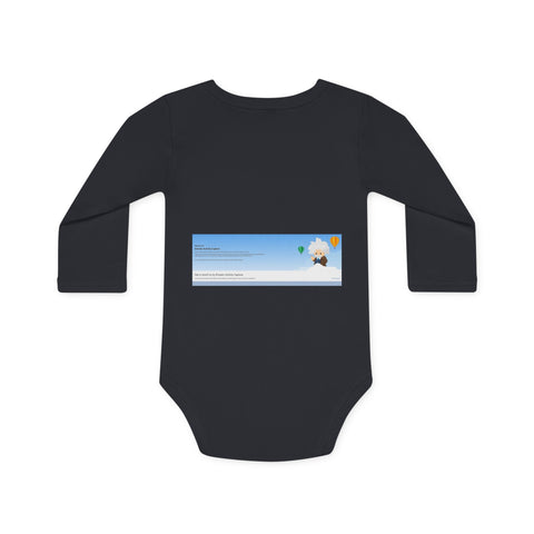 Entityistrospection - Baby Long-Sleeve Organic Bodysuit - Globera