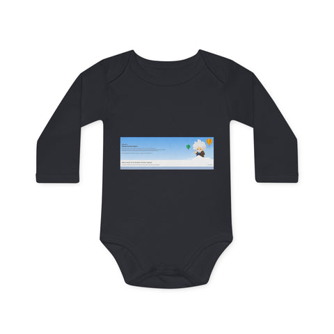 Entityistrospection - Baby Long-Sleeve Organic Bodysuit - Globera