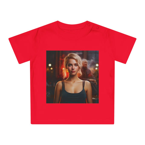 Introspective City Dusk - Baby Organic T-Shirt - Globera