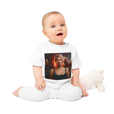 Introspective City Dusk - Baby Organic T-Shirt - Globera
