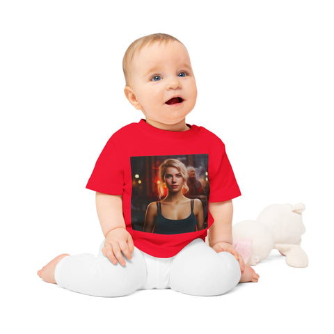 Introspective City Dusk - Baby Organic T-Shirt - Globera