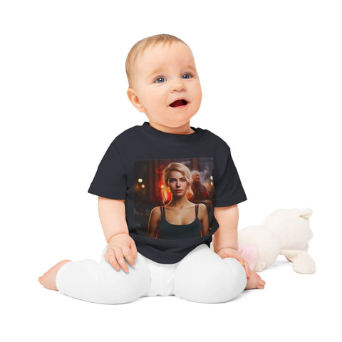 Introspective City Dusk - Baby Organic T-Shirt - Globera