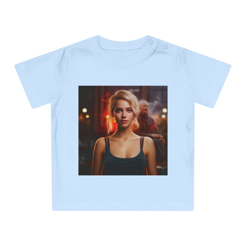 Introspective City Dusk - Baby Organic T-Shirt - Globera