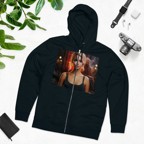 Introspective City Dusk - Men's Cultivator Zip Hoodie - Globera
