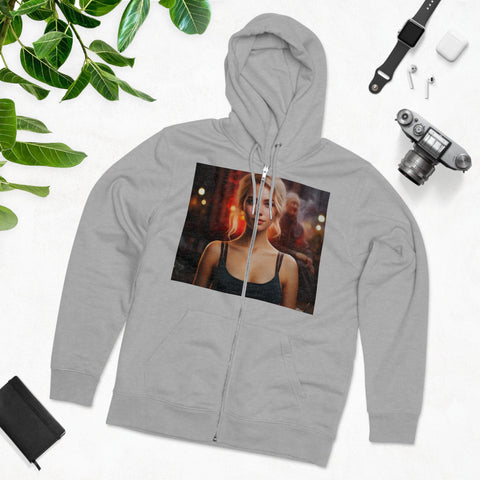 Introspective City Dusk - Men's Cultivator Zip Hoodie - Globera