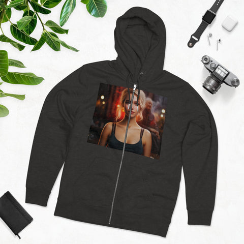 Introspective City Dusk - Men's Cultivator Zip Hoodie - Globera