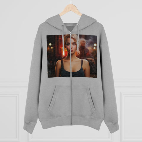 Introspective City Dusk - Men's Cultivator Zip Hoodie - Globera
