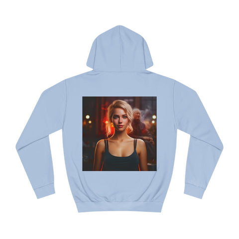 Introspective City Dusk - Unisex College Hoodie - Globera