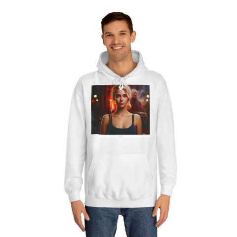 Introspective City Dusk - Unisex College Hoodie - Globera