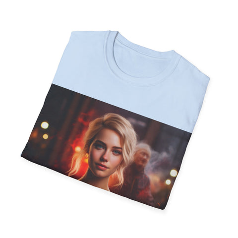 Introspective City Dusk - Unisex Softstyle T-Shirt - Globera