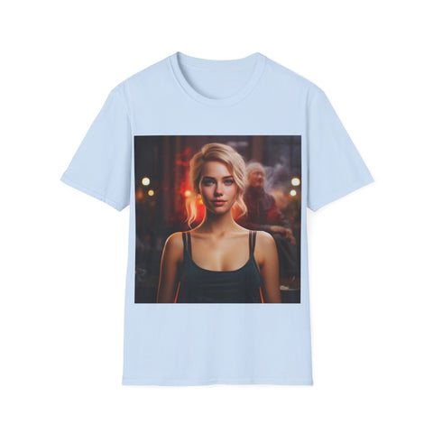 Introspective City Dusk - Unisex Softstyle T-Shirt - Globera