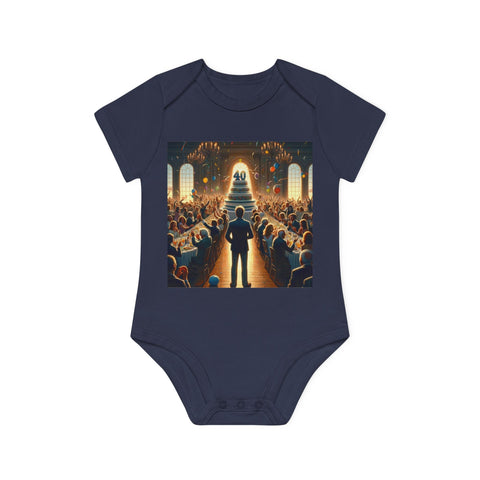 Solitary Celebration Observer - Baby Organic Short Sleeve Bodysuit - Globera