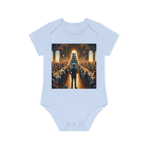Solitary Celebration Observer - Baby Organic Short Sleeve Bodysuit - Globera
