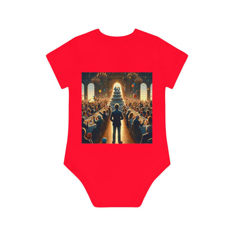 Solitary Celebration Observer - Baby Organic Short Sleeve Bodysuit - Globera