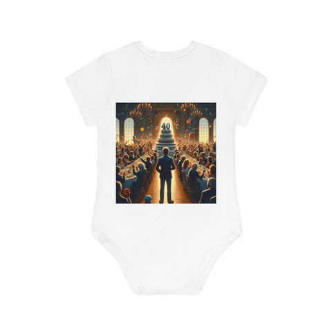 Solitary Celebration Observer - Baby Organic Short Sleeve Bodysuit - Globera