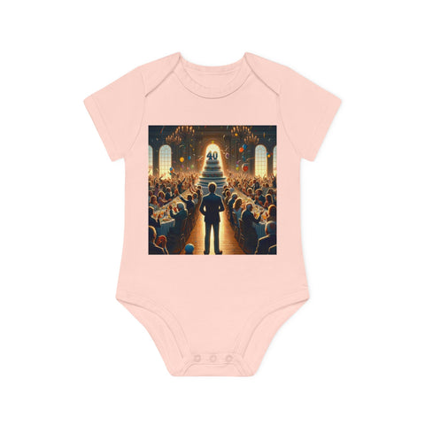 Solitary Celebration Observer - Baby Organic Short Sleeve Bodysuit - Globera