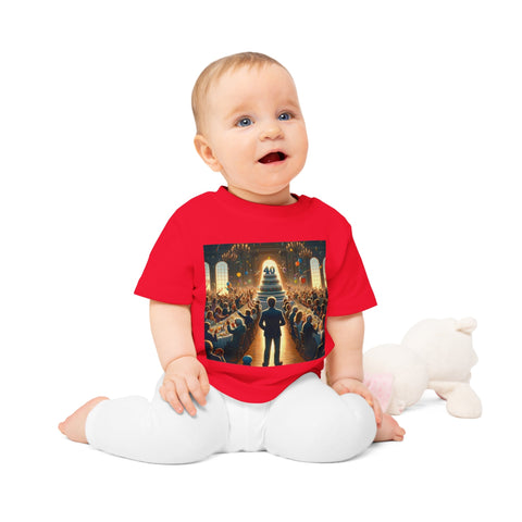 Solitary Celebration Observer - Baby Organic T-Shirt - Globera