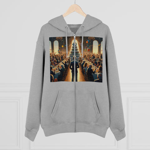 Solitary Celebration Observer - Men's Cultivator Zip Hoodie - Globera
