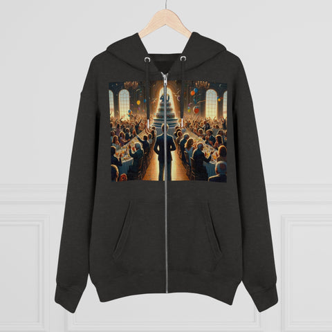 Solitary Celebration Observer - Men's Cultivator Zip Hoodie - Globera