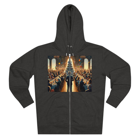 Solitary Celebration Observer - Men's Cultivator Zip Hoodie - Globera