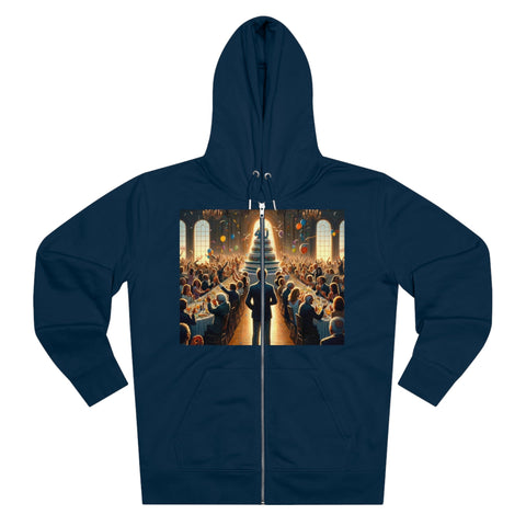 Solitary Celebration Observer - Men's Cultivator Zip Hoodie - Globera