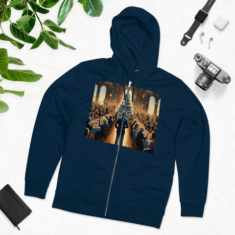 Solitary Celebration Observer - Men's Cultivator Zip Hoodie - Globera