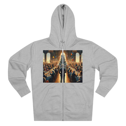 Solitary Celebration Observer - Men's Cultivator Zip Hoodie - Globera