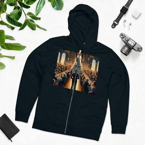 Solitary Celebration Observer - Men's Cultivator Zip Hoodie - Globera