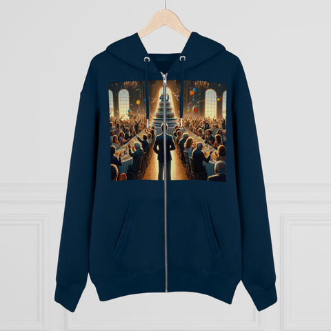 Solitary Celebration Observer - Men's Cultivator Zip Hoodie - Globera