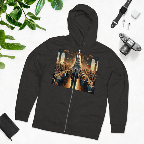 Solitary Celebration Observer - Men's Cultivator Zip Hoodie - Globera