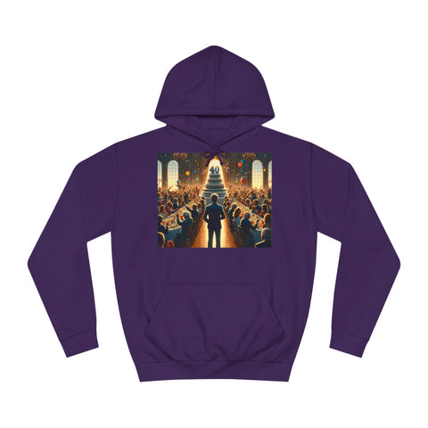 Solitary Celebration Observer - Unisex College Hoodie - Globera