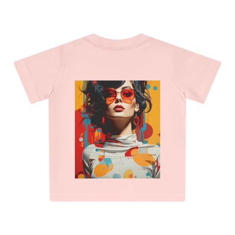 Vibrant Urban Elegance - Baby Organic T-Shirt - Globera