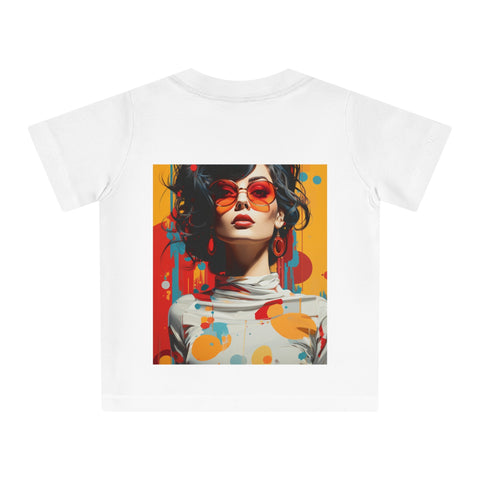 Vibrant Urban Elegance - Baby Organic T-Shirt - Globera