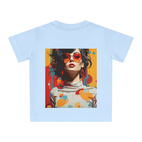 Vibrant Urban Elegance - Baby Organic T-Shirt - Globera