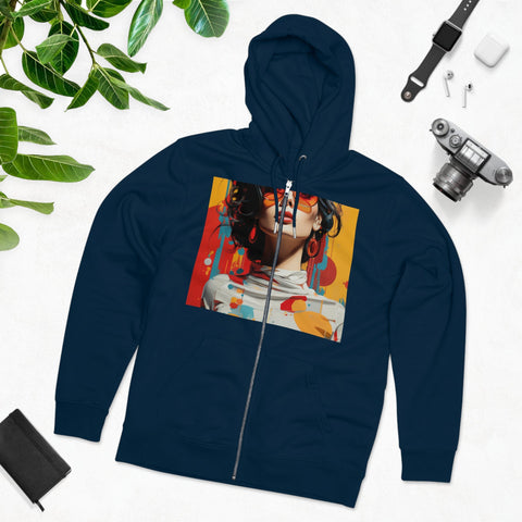 Vibrant Urban Elegance - Men's Cultivator Zip Hoodie - Globera