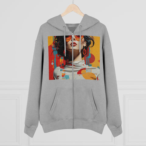Vibrant Urban Elegance - Men's Cultivator Zip Hoodie - Globera