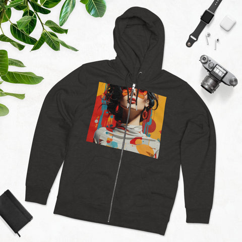 Vibrant Urban Elegance - Men's Cultivator Zip Hoodie - Globera
