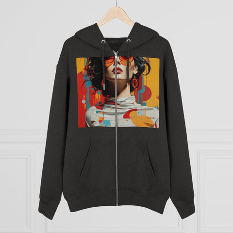 Vibrant Urban Elegance - Men's Cultivator Zip Hoodie - Globera