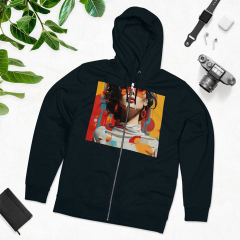 Vibrant Urban Elegance - Men's Cultivator Zip Hoodie - Globera