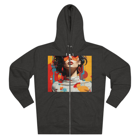 Vibrant Urban Elegance - Men's Cultivator Zip Hoodie - Globera