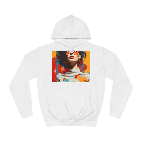 Vibrant Urban Elegance - Unisex College Hoodie - Globera