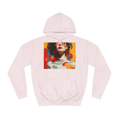 Vibrant Urban Elegance - Unisex College Hoodie - Globera
