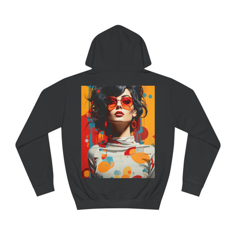 Vibrant Urban Elegance - Unisex College Hoodie - Globera