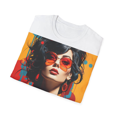 Vibrant Urban Elegance - Unisex Softstyle T-Shirt - Globera