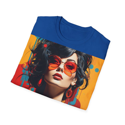 Vibrant Urban Elegance - Unisex Softstyle T-Shirt - Globera