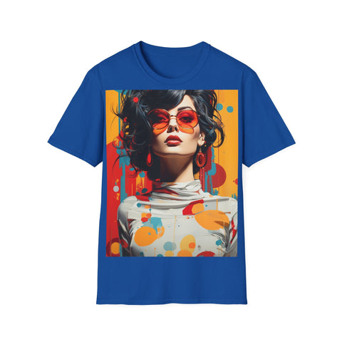 Vibrant Urban Elegance - Unisex Softstyle T-Shirt - Globera